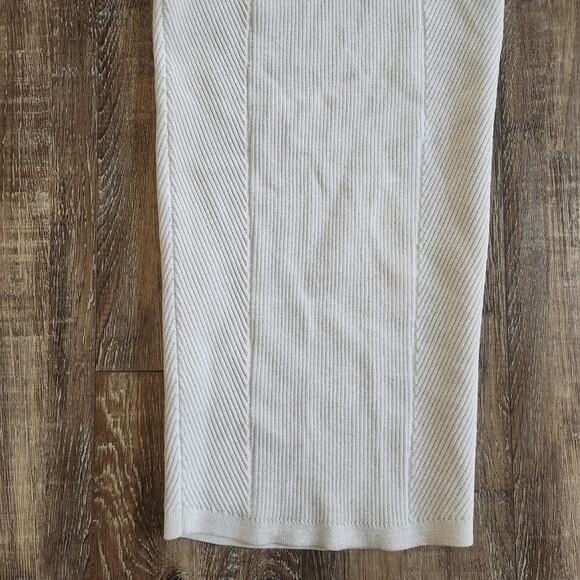 Retrofete Silver Metallic Dress Cut Out Open Back Sleeveless Size XS - Picture 8 of 10